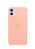 Фото — Чехол для смартфона Apple для iPhone 11, силикон, «розовый грейпфрут»